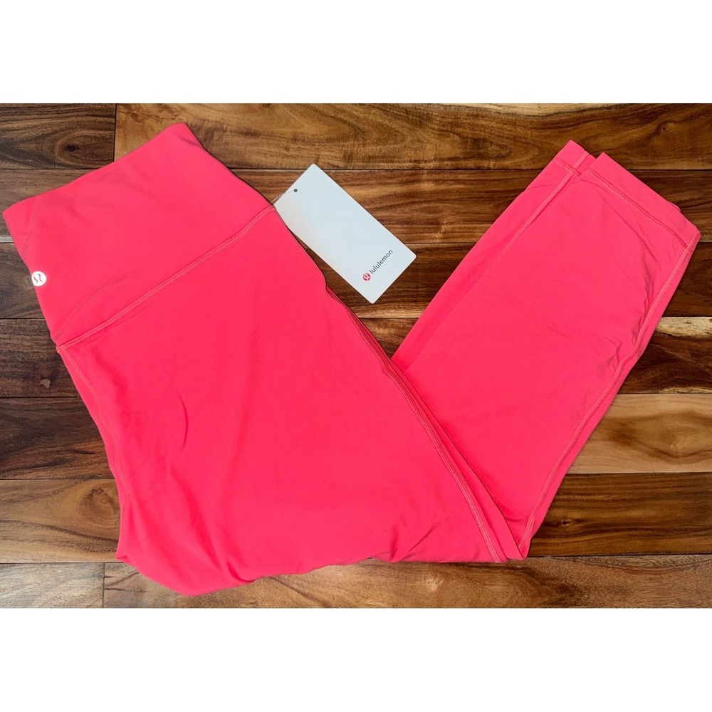 Lululemon Align HR Pant 25 Nulu Pink Raspberry Culture PLBR LW5CTCS Size 14